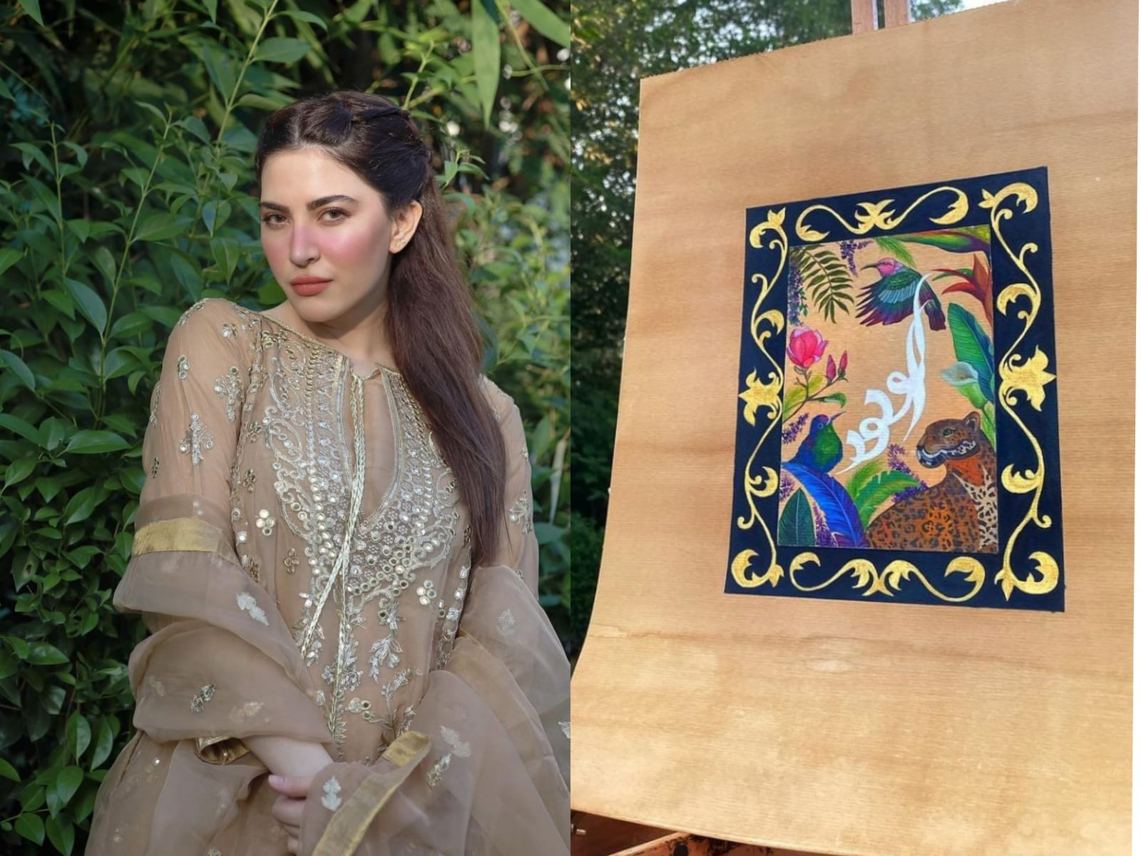 inspired by nature naimal khawar spills the beans behind her new artwork