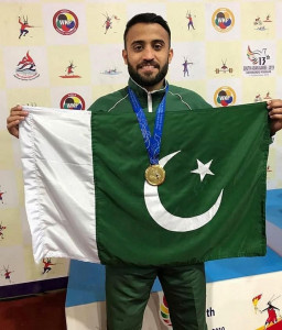 saadi eyes medal in commonwealth karate championships saadi eyes medal in commonwealth karate championships