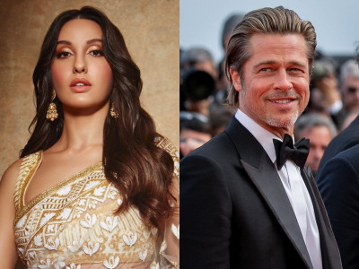 social media users troll nora fatehi for claiming brad pitt slid into her dms social media users troll nora fatehi for claiming brad pitt slid into her dms