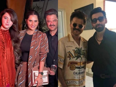 atif aslam sami khan rub shoulders with anil kapoor farah khan others in dubai atif aslam sami khan rub shoulders with anil kapoor farah khan others in dubai