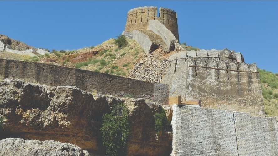 portions of sindh s ranikot fort collapse due to floods