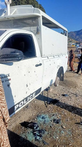 two cops martyred in attack on police station in south waziristan two cops martyred in attack on police station in south waziristan