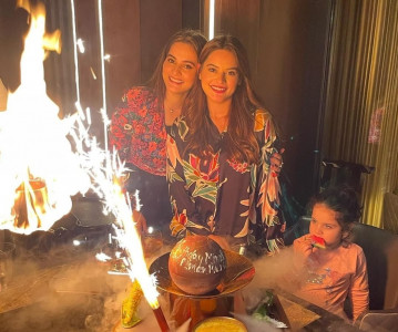 in pictures aiman minal celebrate 24th birthday with family in dubai