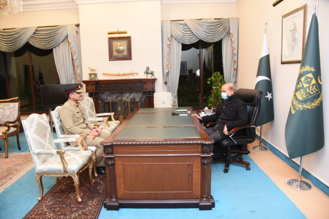prime minister shehbaz sharif congratulates general sahir and general asim and wished them well for their new responsibilities photo express prime minister shehbaz sharif congratulates general sahir and general asim and wished them well for their new responsibilities photo express