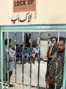 over a dozen students booked for beating up professor in karachi over a dozen students booked for beating up professor in karachi