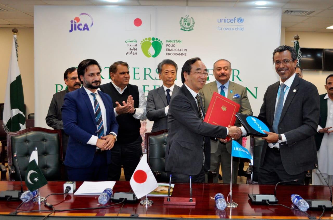 notes of the grant were signed between the government of japan and unicef and between japan international cooperation agency jica and unicef photo express