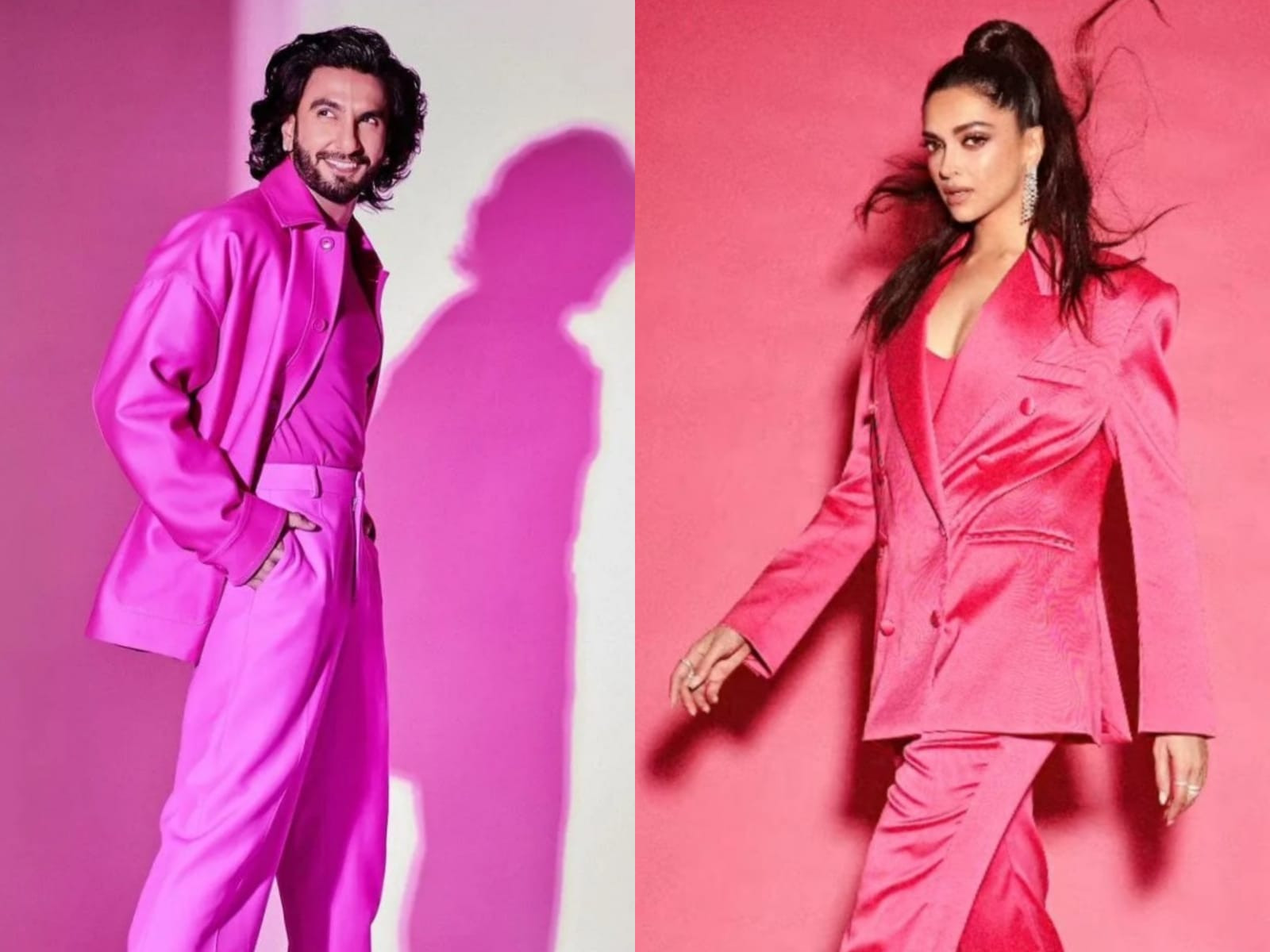 ranveer singh pink suit