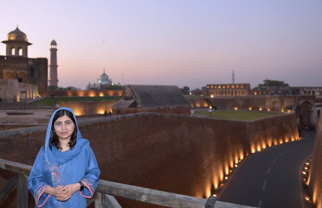 malala concludes pakistan visit with trip to lahore s heritage sites