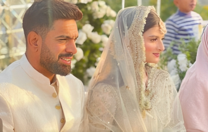 in pictures haris rauf ties the knot with muzna masood in a dreamy winter wedding
