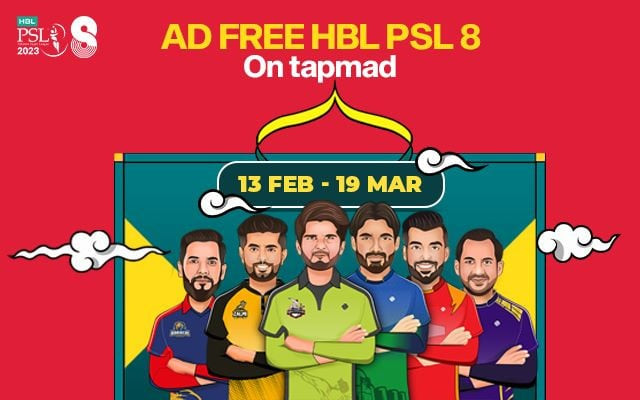 a treat for cricket aficionados watch hbl psl 8 ad free with tapmad a treat for cricket aficionados watch hbl psl 8 ad free with tapmad