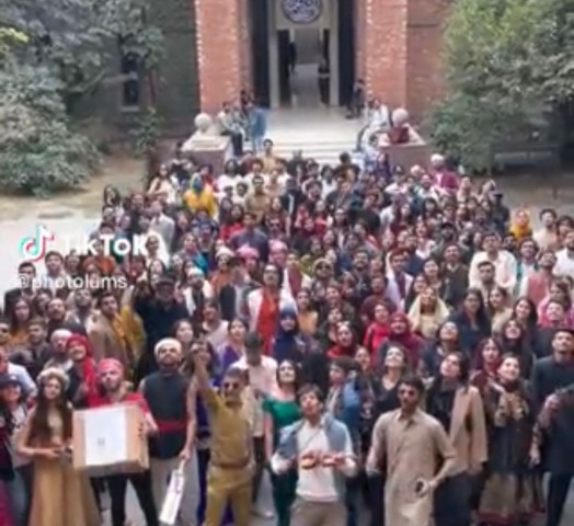 lahore varsity celebrating bollywood day sparks debate online lahore varsity celebrating bollywood day sparks debate online