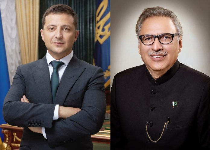 president dr arif alvi told ukrainian counterpart that the contents of the draft resolution were being evaluated by the government of pakistan photo app