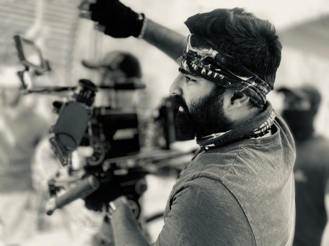 cinematographer ahsan raza during a shoot in karachi photo via ahsan raza cinematographer ahsan raza during a shoot in karachi photo via ahsan raza