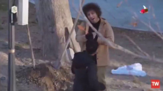 watch iran state tv apologises for airing kiss
