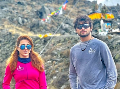 pakistan climbers naila shehroze ascend annapurna i