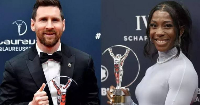messi fraser pryce win top laureus awards messi fraser pryce win top laureus awards