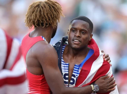 coleman lays down marker with bermuda 100m win coleman lays down marker with bermuda 100m win