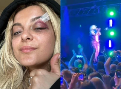 fan charged with assault after he threw a phone at bebe rexha during concert fan charged with assault after he threw a phone at bebe rexha during concert