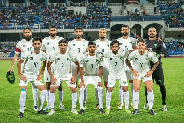 thrashed but not broken pakistan team pose before playing their 2023 saff championship opening match against india photo courtesy pff normalisation committee thrashed but not broken pakistan team pose before playing their 2023 saff championship opening match against india photo courtesy pff normalisation committee