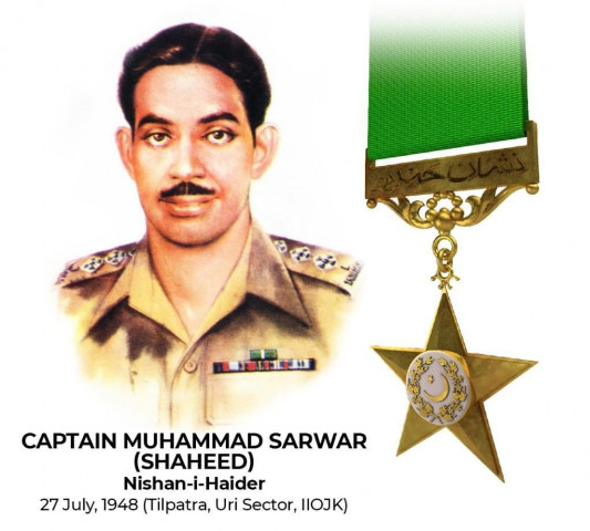 armed forces pay tribute to capt sarwar on 75th martyrdom anniversary armed forces pay tribute to capt sarwar on 75th martyrdom anniversary
