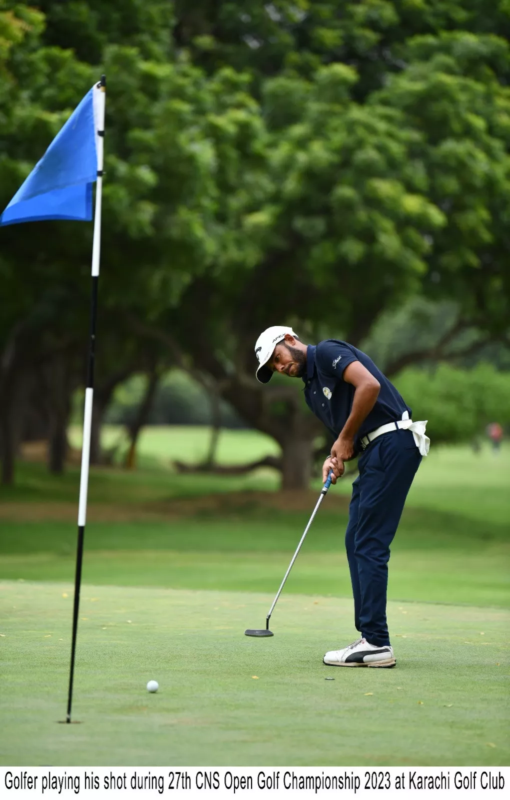 ahmed matloob lead in cns open golf ahmed matloob lead in cns open golf