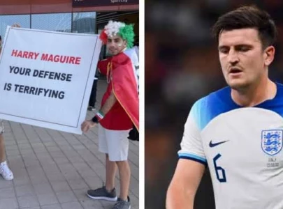 maguire laughs off taunts from rival fans