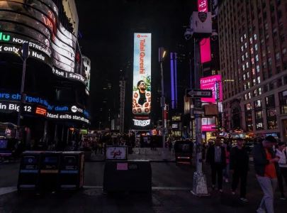 talal qureshi graces ny times square with his album turbo talal qureshi graces ny times square with his album turbo