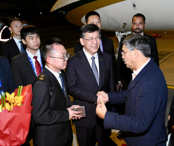pm kakar arrives in beijing to attend belt and road forum pm kakar arrives in beijing to attend belt and road forum