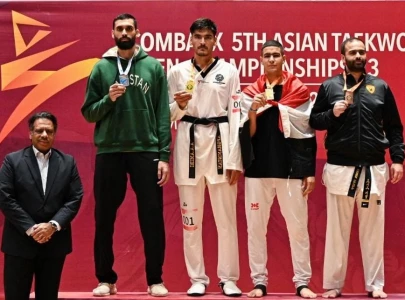 hamza bags asian taekwondo silver for pakistan