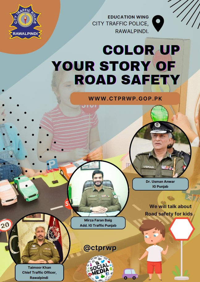 the frontpage of the colouring booklet distributed among nursery students by police photo handout