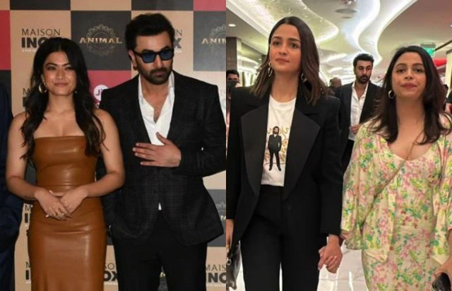 star studded affair animal premieres in mumbai with ranbir kapoor alia bhatt and more star studded affair animal premieres in mumbai with ranbir kapoor alia bhatt and more