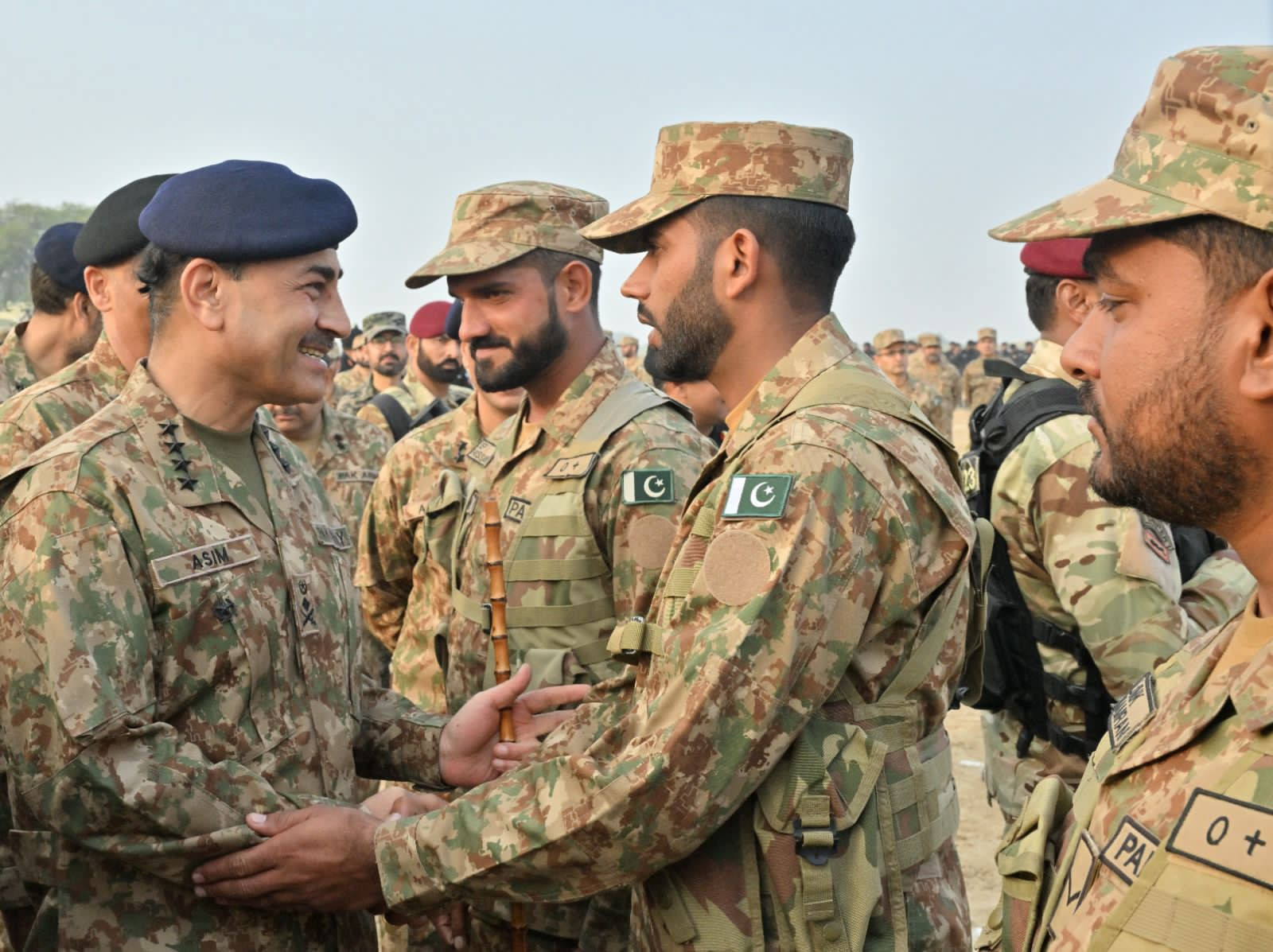 the army chief appreciated the training standards operational preparedness and high morale of officers and troops photo ispr