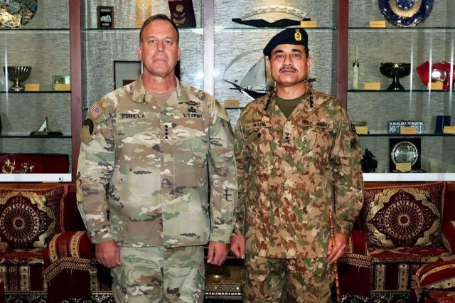 coas general syed asim munir and commander united states central command general michael erik kurilla photo ispr coas general syed asim munir and commander united states central command general michael erik kurilla photo ispr