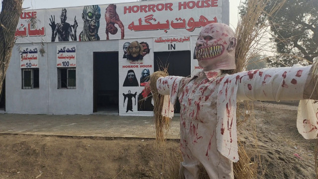 visitors experienced excitement and fear as they made their way through the attraction visitors experienced excitement and fear as they made their way through the attraction