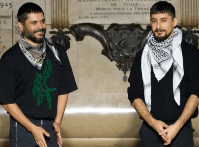 german brand makes strong statement for palestine at paris fashion week