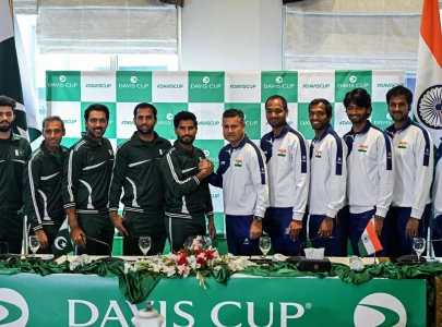 pakistan kicks off davis cup tie against india