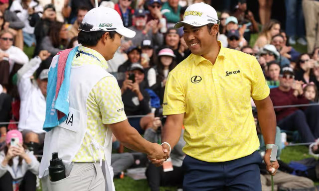 matsuyama surges to riviera victory with sizzling 62 matsuyama surges to riviera victory with sizzling 62