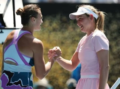 sabalenka crashes out to vekic in dubai opener