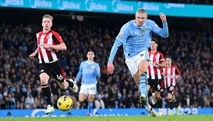 haaland shuts mouths as man city close on liverpool