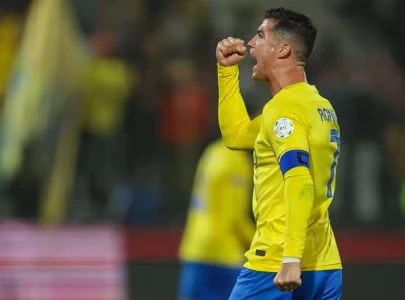 ronaldo criticised for appearing to make obscene gesture