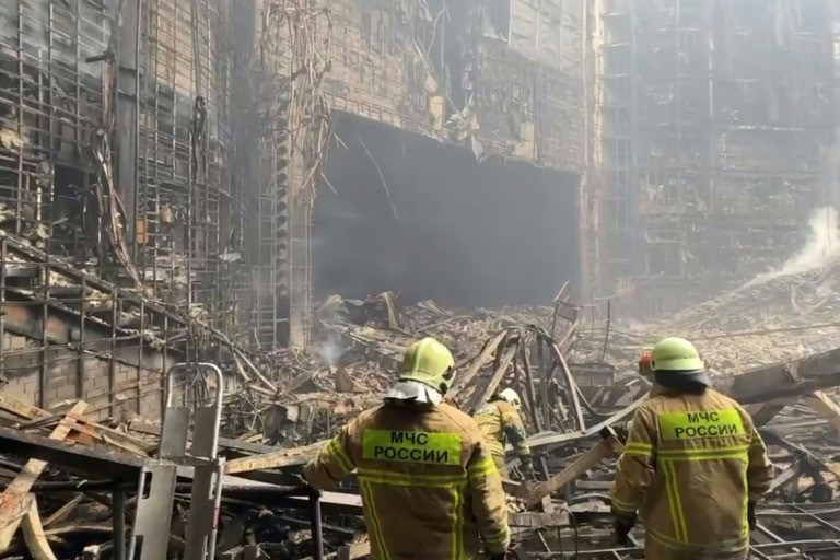 Officials expect the death toll to rise further as rescuers still search the site for remains. PHOTO: AFP