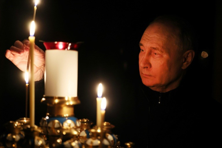 Russian President Vladimir Putin has no plans to visit the site of the attack, the Kremlin said. PHOTO: AFP