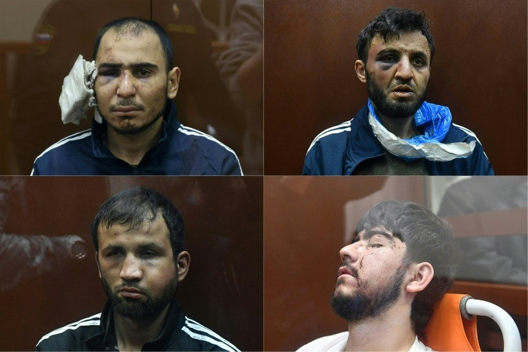 Russia has arrested four suspected gunmen. PHOTO: AFP