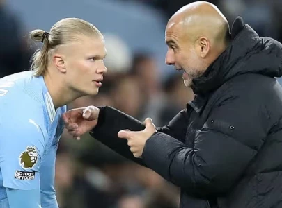 guardiola backs haaland after keane criticism