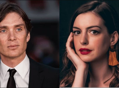 anne hathaway and cillian murphy shine in latest versace campaign