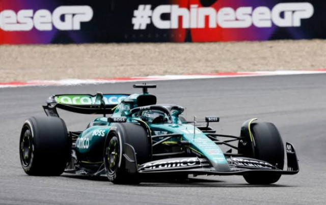 stroll quickest in china gp practice after small track side fire stroll quickest in china gp practice after small track side fire