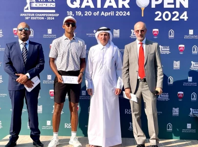 omar khalid claims fourth position in qatar open golf omar khalid claims fourth position in qatar open golf