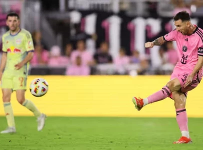 five assists and goal for messi hat trick for suarez as miami hit six five assists and goal for messi hat trick for suarez as miami hit six