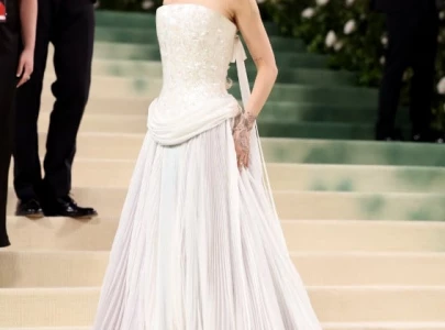 ariana grande delivers show stopping surprise set at met gala 2024