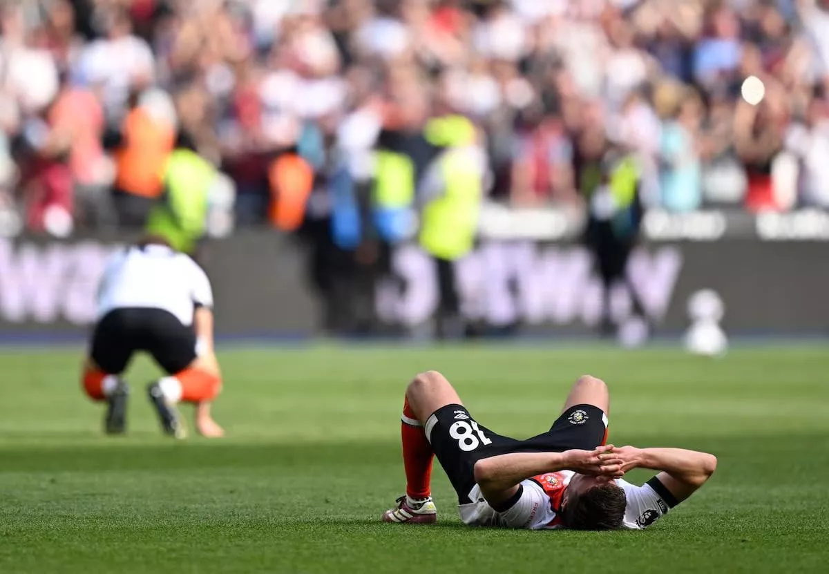 emotional edwards in tears with luton on brink of relegation emotional edwards in tears with luton on brink of relegation